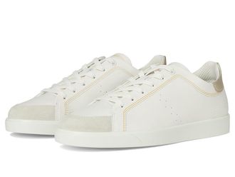 Ecco Street Lite Common Sneaker Womens Shoes White/White/Pure White Gold : EU 42 (US Womens 11-11.5) M, Leather
