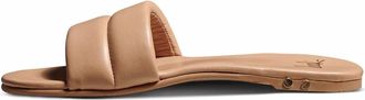beek Womens Sugarbird Leather Slide Sandal In Beach