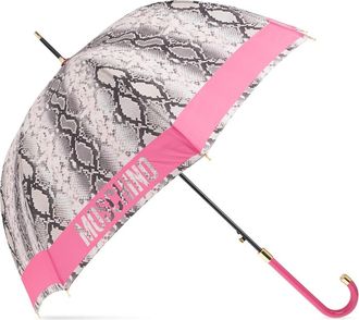 Moschino Paraplu met logo - unisex - Paraplus - Grijs - ONE Size - Accessoires