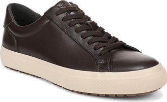 Vince Flash Low Top Sneaker (Nordstrom Exclusive) in Cocoa Brown/cream Leather at Nordstrom, Size 11.5