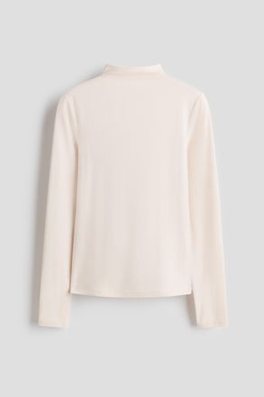 H&M Warming Shirt mit Turtleneck - Hellbeige