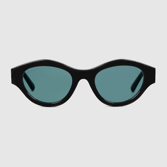 Gucci Cat-eye Frame Sunglasses, Grey