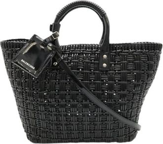Balenciaga Pre-owned Basket Handbag - Dames - Vintage Shopper - Zwart - ONE Size - Vintage