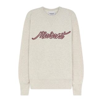 Isabel Marant Rise Sweatshirt - Dames - Sweatshirts - Beige - M - Katoen - Hoodies & sweatvesten