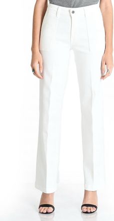 Fidelity Joni Utility Jeans In Regal White