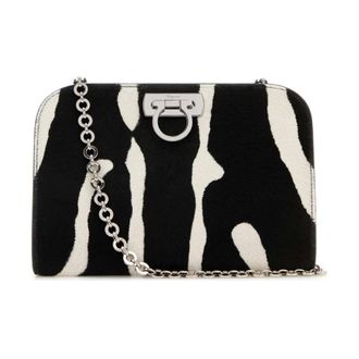 Ferragamo Cross Body Bags, female, Multicolor, Size: ONE SIZE Hug Clutch