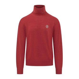 Dr&ocirc;le de Monsieur Maglione Dolcevita D Mirror - - Knitwear - Uomo - Rosso - L