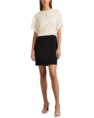 Reiss Marlowe Colourblock Mini Dress