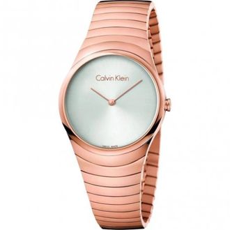 Calvin Klein Whirl Quartz Horloge - Ros&eacute;goudkleurig - Dames - Horloges - Roze - ONE Size - Accessoires