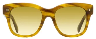 Oliver Peoples OV5442S Oversized Square Sunglasses - Yellow