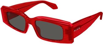 Alaia AA0078S 008 Womens Sunglasses Red Size 53