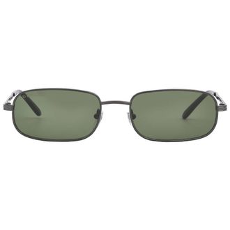 Gucci Green Rectangular Mens Sunglasses GG1457S 003 57
