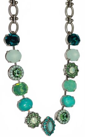 Mariana Womens Congo Necklace In Blue, Green