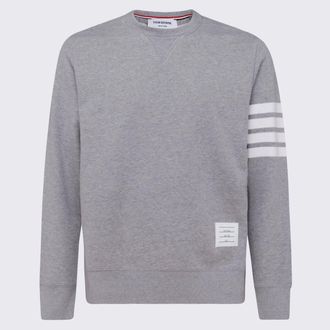 Thom Browne Light Grey Cotton Sweatshirt