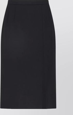 Dolce & Gabbana virgin wool knee-length pencil skirt