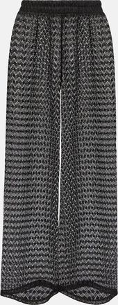 Melissa Odabash Sienna crochet wide-leg pants