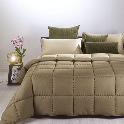 Caleffi Sidney Steppdecke Für Doppelbett – 260x265 Cm, Mikrofaser, Blau, Bügelfrei, Leicht Und Kuschelig