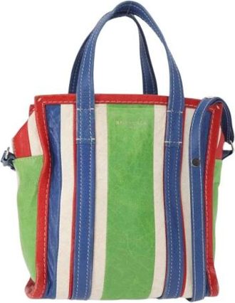 Balenciaga Pre-owned Tote Bags, female, Multicolor, Size: ONE SIZE Pre-owned Leather balenciaga-bags