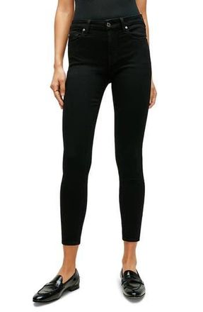 7 For All Mankind Ankle Skinny Jeans in Black at Nordstrom Rack, Size 34