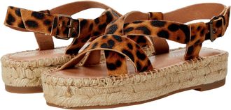 Madewell Aleh Asymmetric Espadrille Sandal Truffle Multi AM198-900 Womens