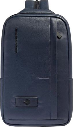 Piquadro W137 i Pad Sling Bag - Heren - Rugzakken - Blauw - ONE Size - Leer - Tassen