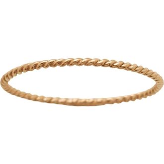 Made by Mary Braided Stacking Ring in Gold Filled at Nordstrom, Size 6