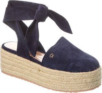 Gianvito Rossi Almeria 40 Suede Platform Sandal