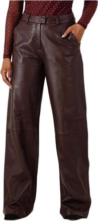 Arma Broeken, Dames, Bruin, L, Wol, Myra Wijde Broek