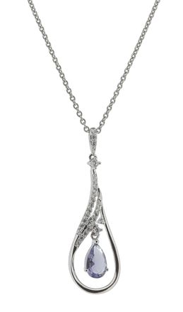 Orphelia Ebbi Womens 925 Sterling Silver Chain with Pendant - ZH-7037 - One Size