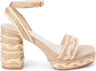 Matisse Footwear Womens Lyla Ankle Strap Block Heel Sandal In Taupe