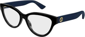 Gucci Glasses, female, Multicolor, Size: 55 MM Cat-eye Frame