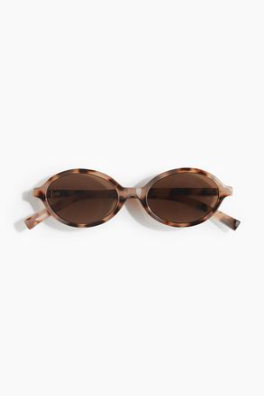 H&M Ovale Sonnenbrille - Beige