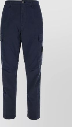 Stone Island stretch cotton cargo trousers belt loops
