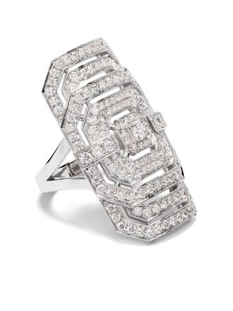 Statement Ring My Way XXL sterling zilver en diamant cocktail ring