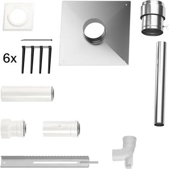 Bosch Accesorio De Escape Fc-set60-c93x Kit B&aacute;sico C93x, D:60/100mm, Acero Inoxidable, 7738112780