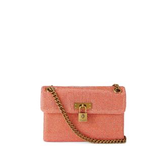 Kurt Geiger Womens Fabric Mini Brixton Bag - Orange - One Size