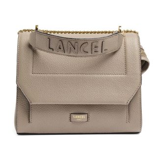 Lancel Ninon Flap Bag - Dames - Schoudertassen - Grijs - ONE Size - Leer - Tassen