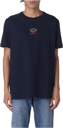 Paul & Shark Katoenen T-shirt - Heren - T-shirts - Blauw - S - Katoen - Tops