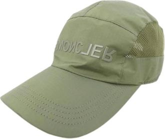 Moncler Pre-owned Accessories, male, Green, Size: ONE SIZE Pre-owned Grenoble Cap