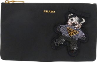 Prada Black Nylon Pouch (Pre-Owned)