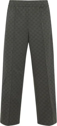 Gucci Green Logo Pants