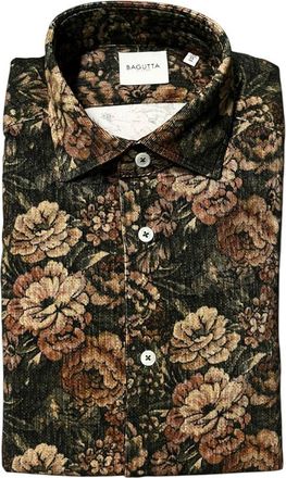 Bagutta Multicolor Cotton Mens Mens Shirt