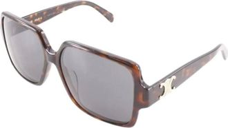 Celine Pre-owned Accessories, female, Brown, Size: ONE SIZE Pre-owned Plastic Sunglasses