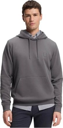 HUGO BOSS Hoodies & sweatvesten, Heren, Grijs, 6Xl, Katoen, Wetalk Hoodie