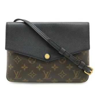 Louis Vuitton Pre-owned Monogram Pochette Schoudertas - Dames - Pre-owned - Bruin - Maat: ONE Size Leer