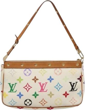 Louis Vuitton Pre-owned Mini Bags, female, Multicolor, Size: ONE SIZE Pre-owned Canvas Mini Bag