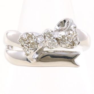 C&A White Gold White Gold (18K) Band Ring (Pre-Owned)