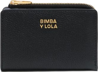Bimba & Lola zip-fastening leather wallet - Black