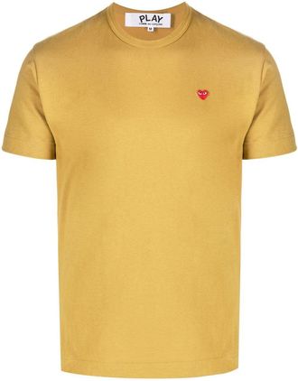 Comme Des Garçons Comme des Garçons gioca a maglietta piccola emblema rosso maglia
