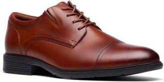 Clarks Steadwell Cap Toe Derby in Dark Tan at Nordstrom Rack, Size 11.5